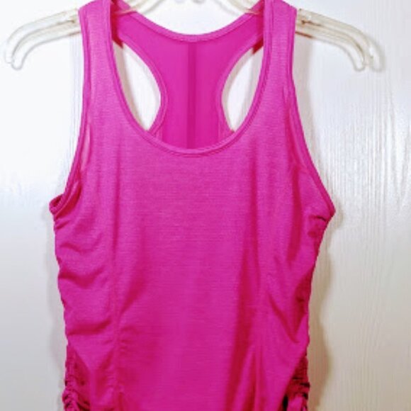 MPG Tops - MPG Hot Pink racer back athletic tank Small